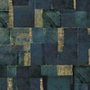 Antilia-behang-Tapete-Inkiostro Bianco-Blue on Gold-Gold Leaf-INKUAGF2001-Selected Wallpapers