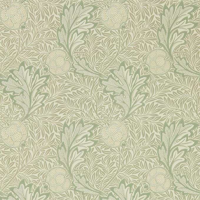 Apple-behang-Tapete-Morris & Co-Bay Leaf-Rol-216689-Selected Wallpapers