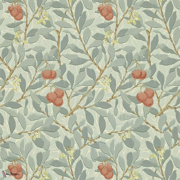 Arbutus-behang-Tapete-Morris & Co-Blue/Pink-Rol-210407-Selected Wallpapers