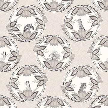 Ardmore Cameos-Behang-Tapete-Cole & Son-Grey-Rol-109/9044-Selected Wallpapers