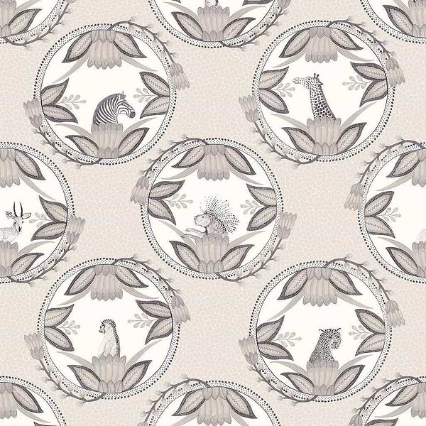 Ardmore Cameos-Behang-Tapete-Cole & Son-Grey-Rol-109/9044-Selected Wallpapers