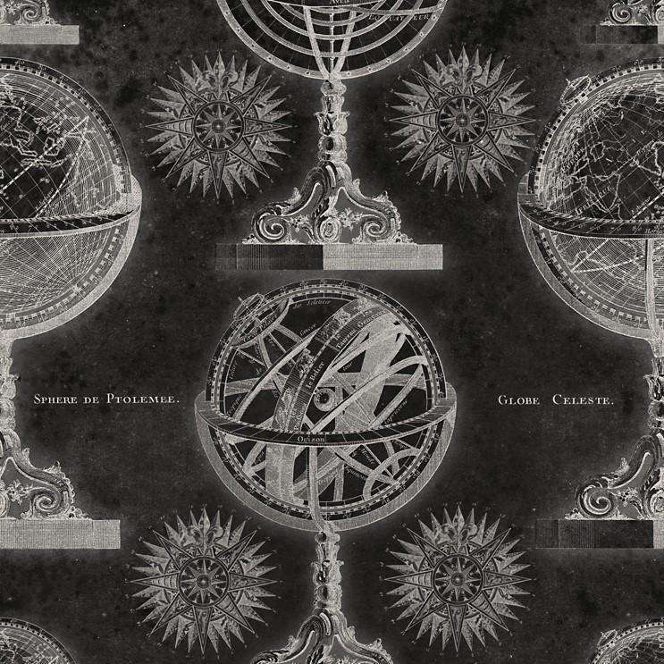 Armillary-behang-Tapete-Mind the Gap-Black-300 cm (standaard)-WP20030-Selected Wallpapers