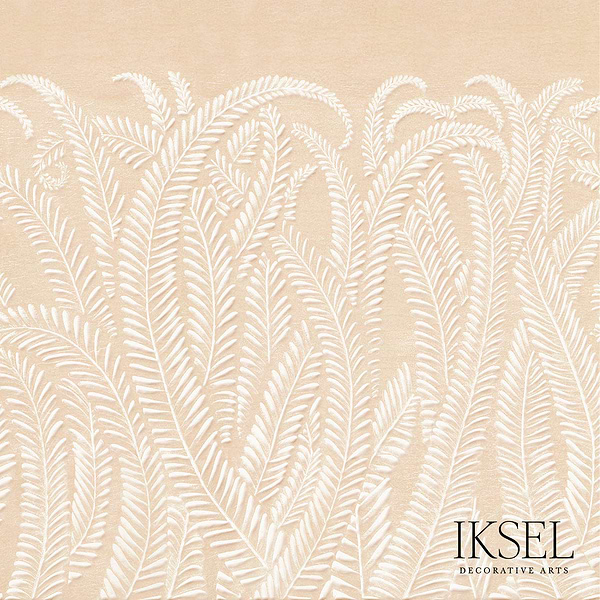 Art Deco Fern-Behang-Iksel-Peach-225 cm-SC143_CS83-Selected Wallpapers