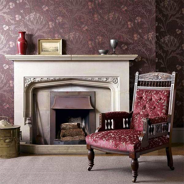 Artichoke-behang-Tapete-Morris & Co-Selected Wallpapers
