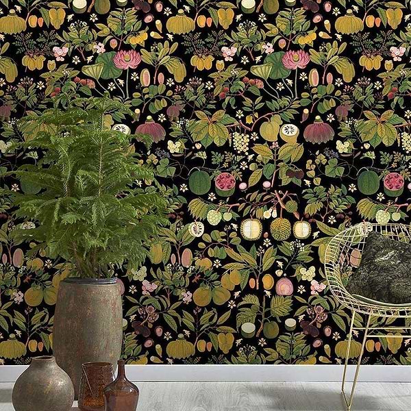 Asian Fruits and Flowers-behang-Tapete-Mind the Gap-Selected Wallpapers