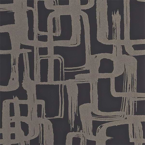 Asuka-behang-Tapete-Harlequin-Gold/Onyx-Rol-110906-Selected Wallpapers