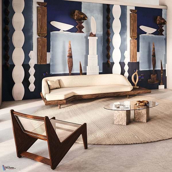 Atelier de Brancusi-Behang-Tapete-Casamance-Selected Wallpapers