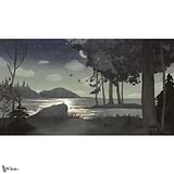 Au Clair de Lune-behang-Tapete-Les Dominotiers-Selected Wallpapers