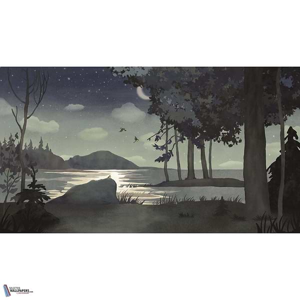 Au Clair de Lune-behang-Tapete-Les Dominotiers-Selected Wallpapers