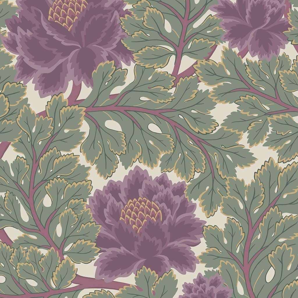 Aurora-behang-Tapete-Cole & Son-Mulberry & Sage-Rol-116/1001-Selected Wallpapers