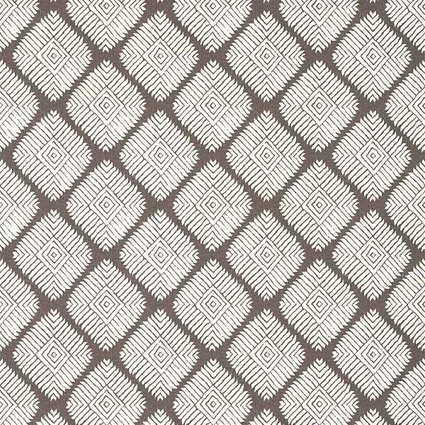 Austin Diamond-Wallpaper-Thibaut-Brown-Roll-T13252-Selected Wallpapers