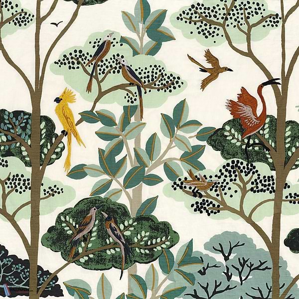 Ava stof-Fabric-Tapete-Casamance-Celadon-Patroon (300 cm)-42750214-Selected Wallpapers