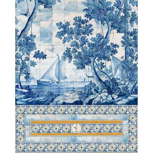 Azure mural-behang-Tapete-Mind the Gap-Selected Wallpapers