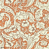 Bachelors Button-Behang-Tapete-Morris & Co-Burnt Orange-Rol-217097-Selected Wallpapers