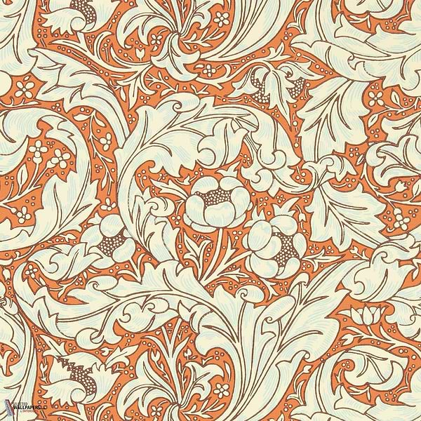 Bachelors Button-Behang-Tapete-Morris & Co-Burnt Orange-Rol-217097-Selected Wallpapers