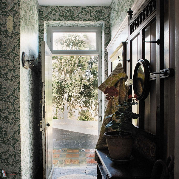 Bachelors Button-Behang-Tapete-Morris & Co-Selected Wallpapers