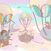 Balloon Rides-behang-Tapete-Coordonne-Crystal-Non Woven-9700030-Selected Wallpapers
