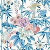 Bamboo & Birds-Behang-Tapete-Sanderson-China Blue-Rol-217129-Selected Wallpapers