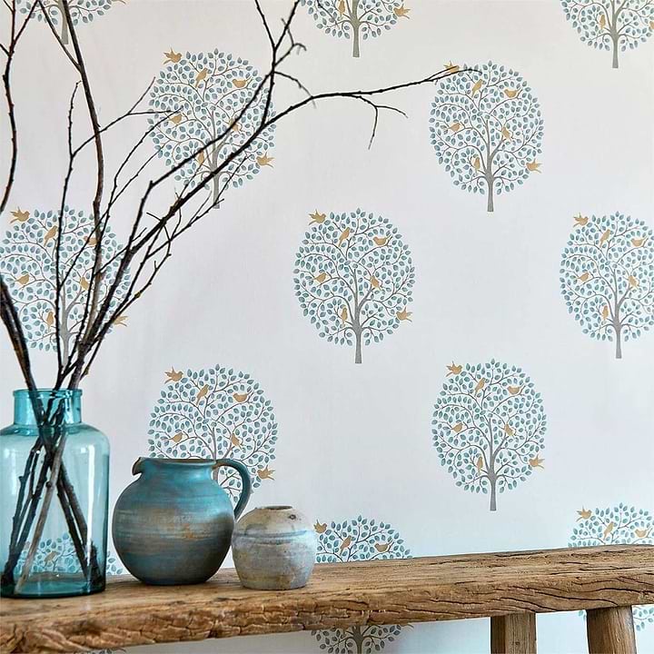Bay Tree-behang-Tapete-Sanderson-Selected Wallpapers