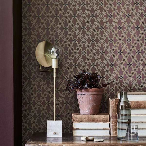 Bayham Abbey-behang-Tapete-Little Greene-Selected Wallpapers