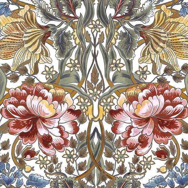 Belle-Epoque-behang-Tapete-Coordonne-White-Rol-8800010-Selected Wallpapers