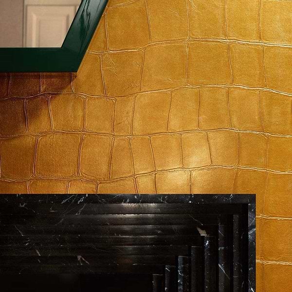 Big Croco Metal-Behang-Tapete-Elitis-Selected Wallpapers
