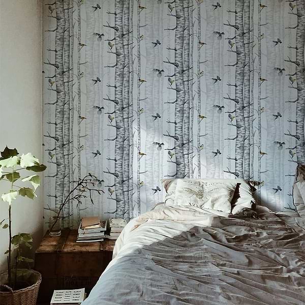 Birch Trees-Behang-Tapete-Coordonne-Selected Wallpapers