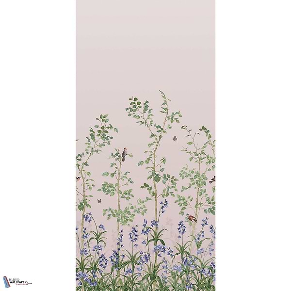 Bird & Bluebell-Tapete-Little Greene-Selected Wallpapers