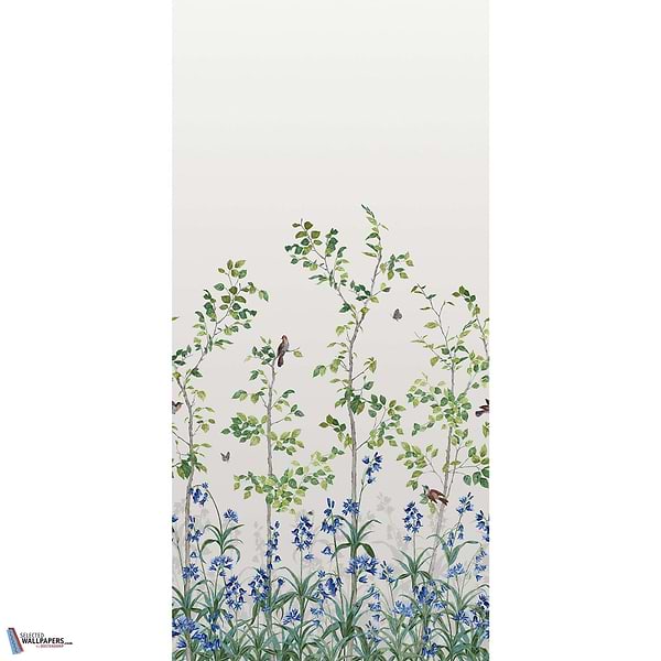 Bird & Bluebell-behang-Tapete-Little Greene-Selected Wallpapers