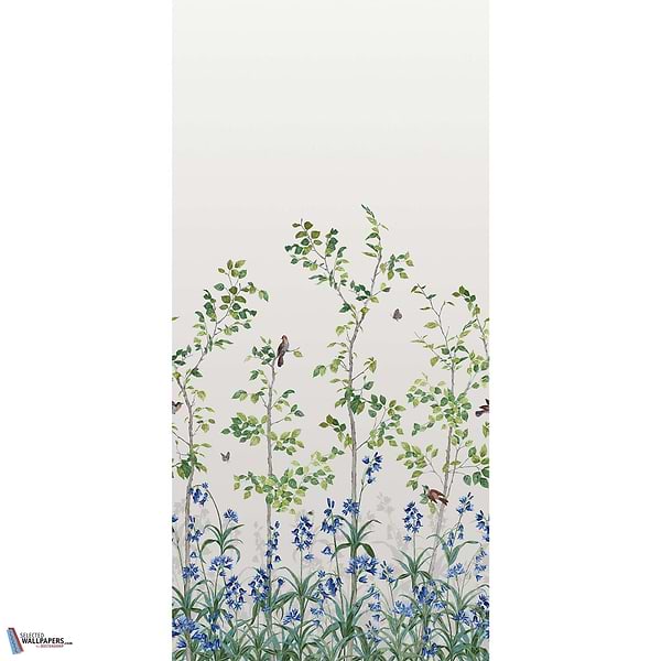 Bird & Bluebell-Tapete-Little Greene-Selected Wallpapers
