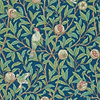 Bird & Pomegranate-behang-Tapete-Morris & Co-Blue/Sage-Rol-212540-Selected Wallpapers