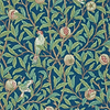 Bird & Pomegranate-behang-Tapete-Morris & Co-Blue/Sage-Rol-212540-Selected Wallpapers