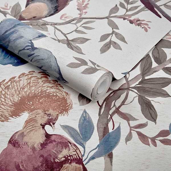 Bird Sonnet-Behang-Tapete-1838 wallcoverings-Selected Wallpapers