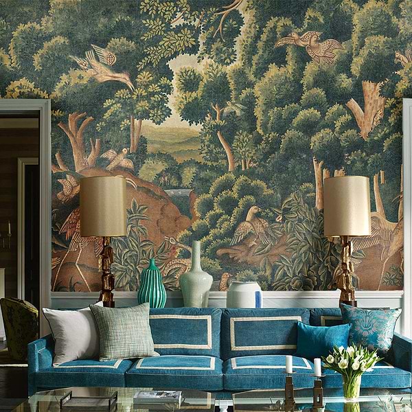 Bird Tapestry-Behang-Iksel-Selected Wallpapers