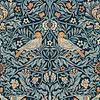 Bird-behang-Tapete-Morris & Co-Webb's Blue-Rol-217193-Selected Wallpapers
