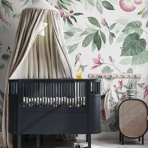 Birds Island-Behang-Tapete-Les Dominotiers-Selected Wallpapers