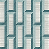 Biseau-Behang-Tapete-Arte-Turquoise Teal-Meter (M1)-72721-Selected Wallpapers