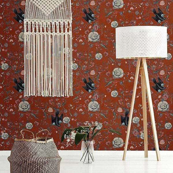 Black Bird-behang-Tapete-Mind the Gap-Selected Wallpapers