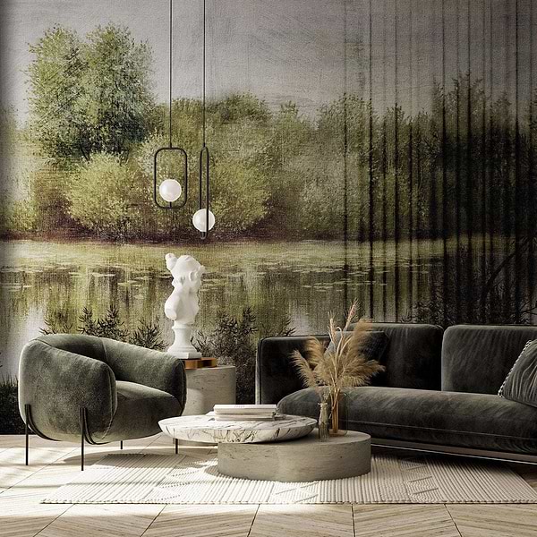 Black Pond-Behang-Tapete-INSTABILELAB-Selected Wallpapers