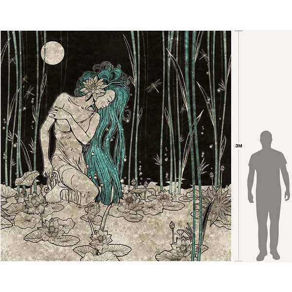 Bluemoon-behang-Tapete-Inkiostro Bianco-Selected Wallpapers