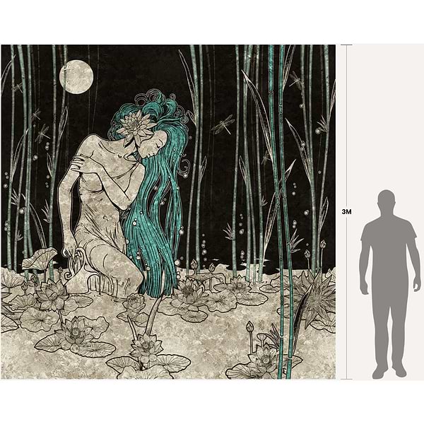 Bluemoon-behang-Tapete-Inkiostro Bianco-Selected Wallpapers