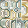 Bogolan-behang-Tapete-Casamance-Bleu/Vert-Rol-75193988-Selected Wallpapers