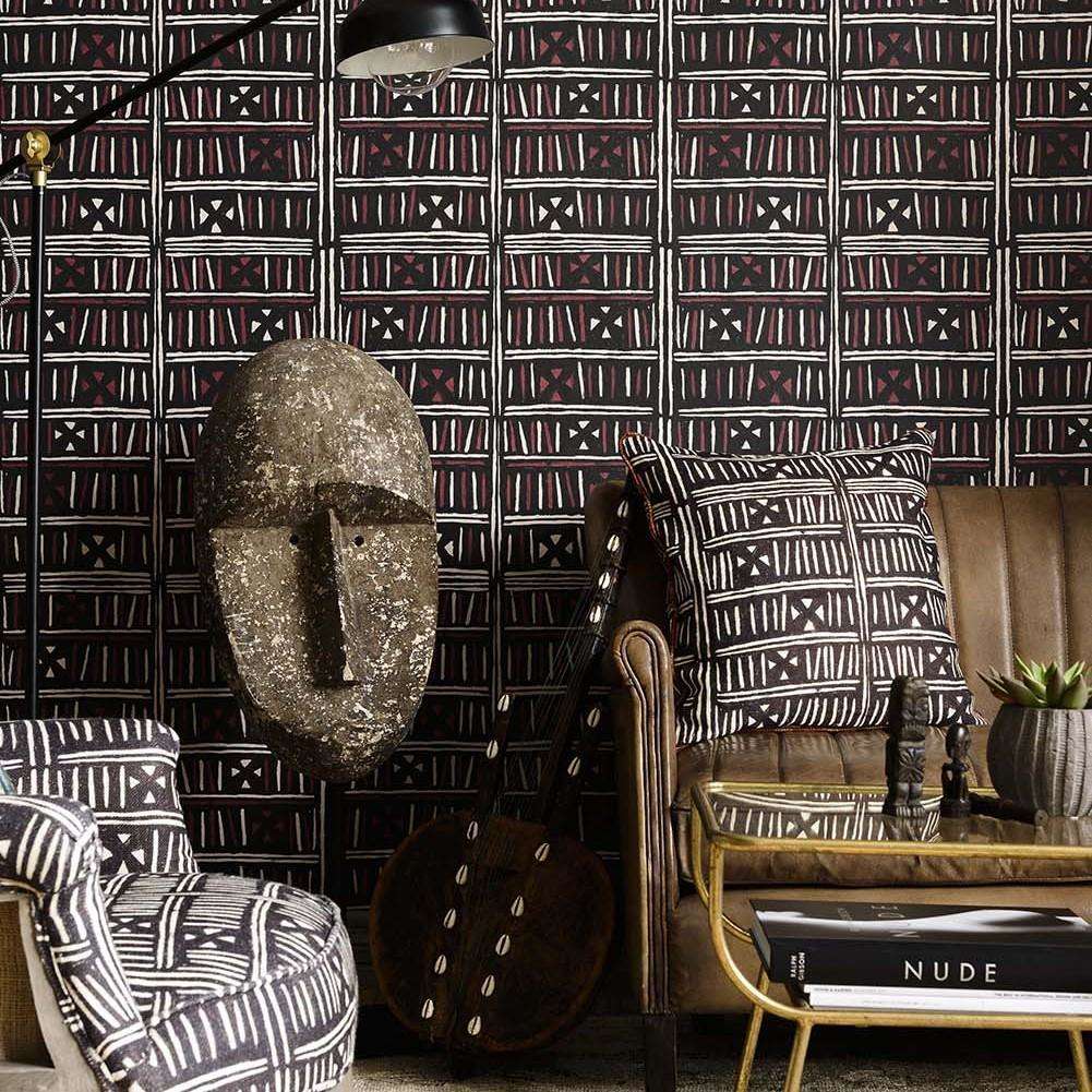 Bogolanfini-behang-Tapete-Mind the Gap-Selected Wallpapers