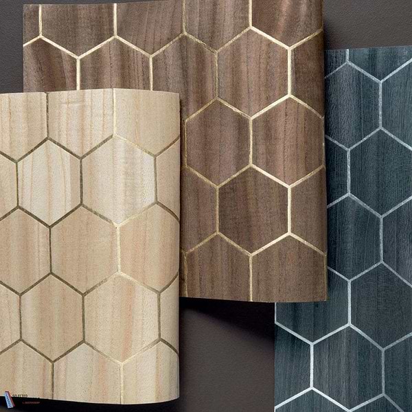 Bois Alveole-Behang-Tapete-CMO Paris-Selected Wallpapers