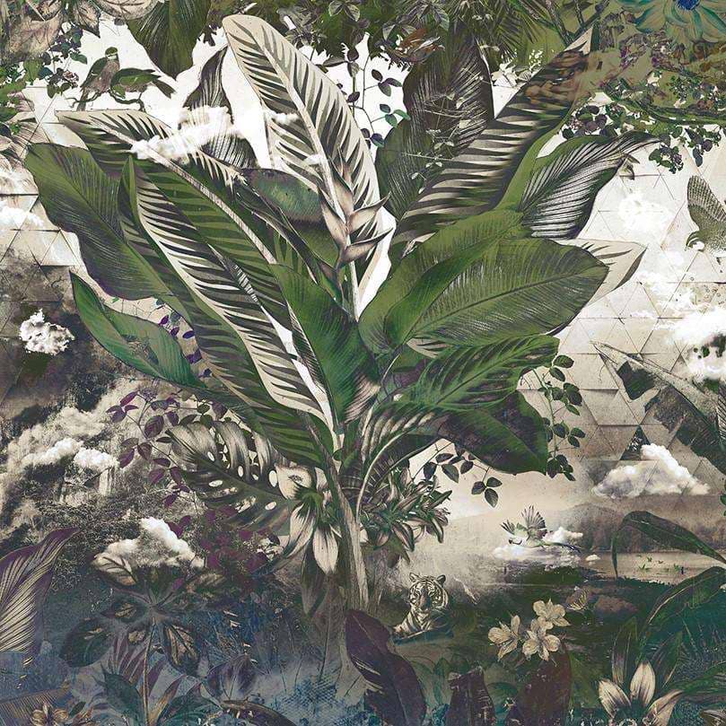 Bongo Congo-behang-Tapete-Muance-Groen-Vinyl-MU12082-Selected Wallpapers