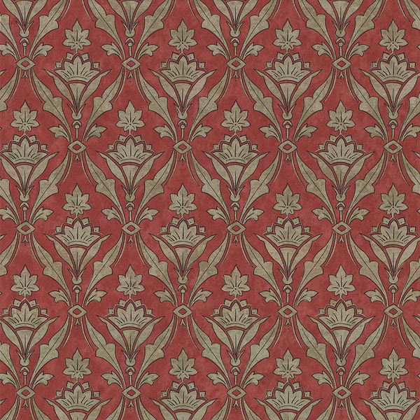 Borough High St.-behang-Tapete-Little Greene-Beet-Rol-0251BHBEETZ-Selected Wallpapers