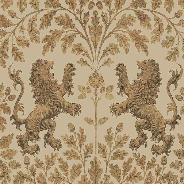 Boscobel Oak-behang-Tapete-Cole & Son-Metallic Gold-Rol-116/10037-Selected Wallpapers