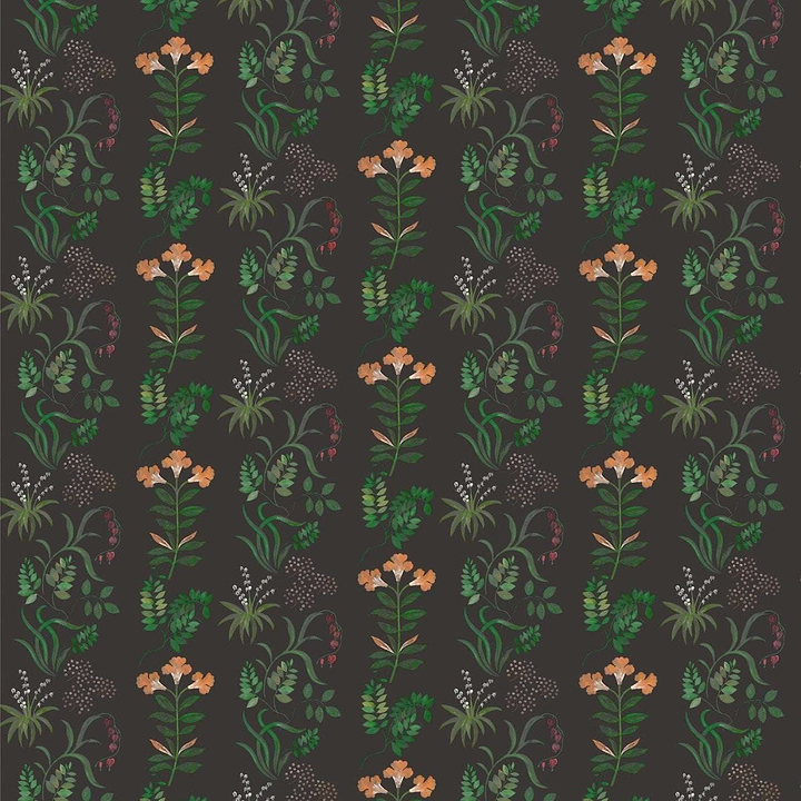 Botanical Stripe-Behang-Tapete-Liberty-Selected Wallpapers