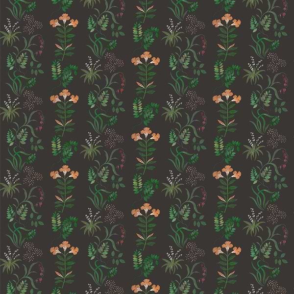 Botanical Stripe-Behang-Tapete-Liberty-Selected Wallpapers