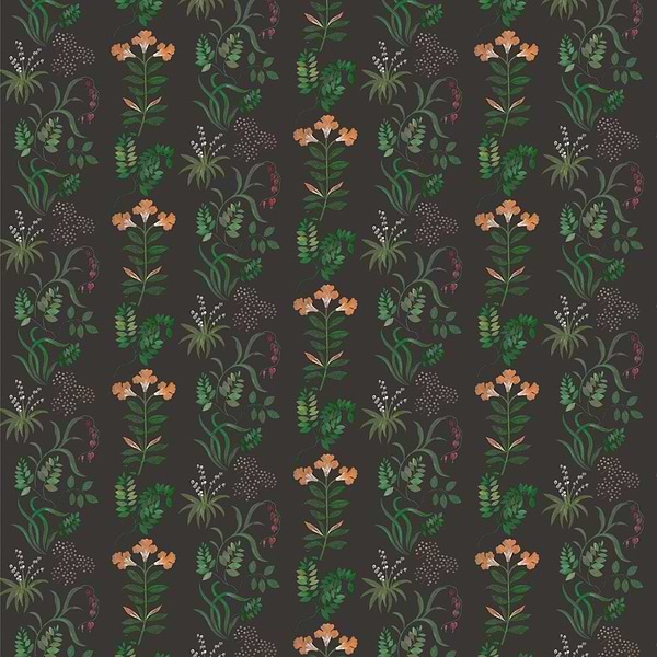 Botanical Stripe-Behang-Tapete-Liberty-Selected Wallpapers